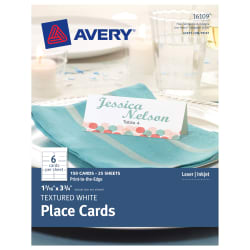 Avery Top Loading Hanging Name Badges 50 Badges 74520