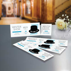 Avery Printable Tickets With Tear Away Stubs Matte 1 3 4 X 5 1 2 500 Tickets 16795