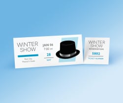 Avery Printable Tickets With Tear Away Stubs Matte 1 3 4 X 5 1 2 500 Tickets 16795