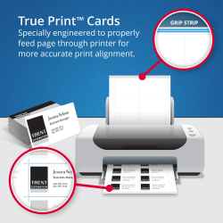 Avery Clean Edge Printable Business Cards Matte 90 Cards