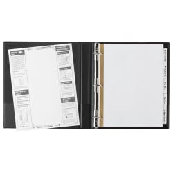 Avery Big Tab Insertable Dividers Clear Tabs 5 Tab Set 11122