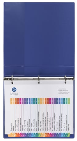 Avery Customizable Table of Contents Dividers A-Z, Multicolor ...