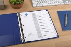 8-Tab Set AVERY 7278211132 Avery® Ready Index® Table of Contents Dividers 11132 