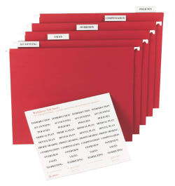Avery Printable Tab Inserts For Hanging File Folders 1 3 Cut 3 1 2 11137