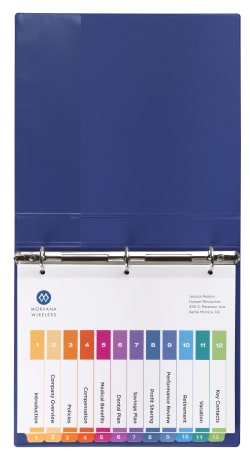 Avery Customizable Table Of Contents Dividers Ready Index Printable Section Titles Preprinted 1 12 Multicolor Tabs 1 Set 11141