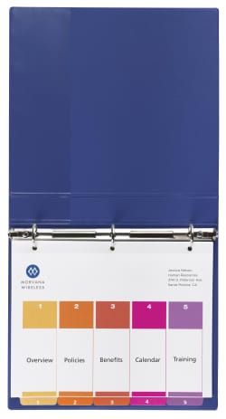 Avery Ready Index Customizable Table of Contents Asst Dividers 5-Tab Ltr 24 Sets 