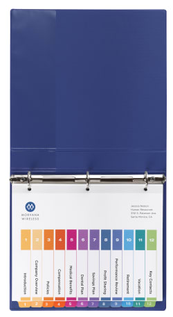 Avery Ready Index 12 Tab Binder Dividers Customizable Table Of Contents Multicolor Tabs 6 Sets 11196