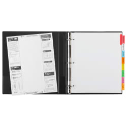 1 Set Avery Big Tab Insertable Extra Wide Dividers 8 Multicolor Tabs 11222