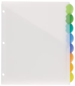 Averyreg; Style Edge Plastic Insertable Dividers AVE11292