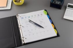 Avery Style Edge Insertable Plastic Dividers 5 Tab Set Multicolor 11387