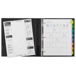 Avery Style Edge Insertable Plastic Dividers 8 Tab Set Multicolor 11388