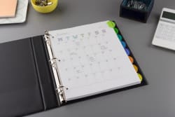 Avery Style Edge Insertable Plastic Dividers 8 Tab Set Multicolor 11388