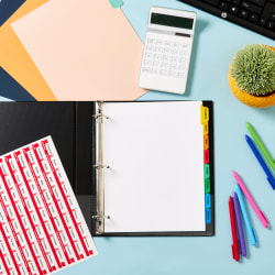 Avery Print & Apply Dividers 8 Tabs, 5 Sets (11419) | Avery.com
