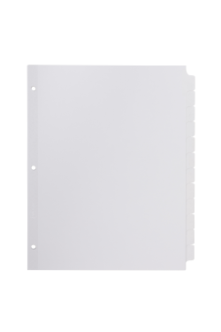 Avery Print Apply Clear Label Dividers Index Maker Easy Apply Printable Label Strip 12 White Tabs 5 Sets 11429
