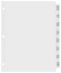 Avery Big Tab™ Print & Apply Dividers 8 Tabs, 5 Sets (11493 ...