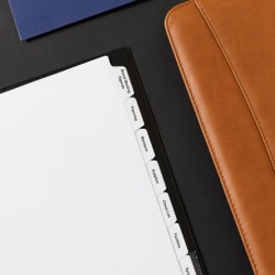 Avery EcoFriendly Print & Apply Dividers 8 Tabs, 5 Sets ...