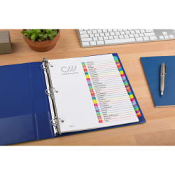 Avery® Ready Index® 31 Tab Binder Dividers, Contemporary ...