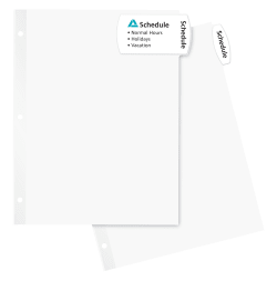 Avery Big Tab™ Printable Label Dividers 5-Tab Set (14436 ...