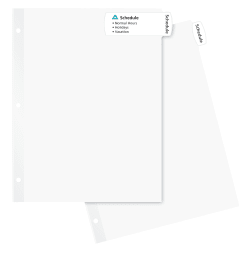 Avery Big Tab™ Printable Label Dividers 8-Tab Set (14437 ...