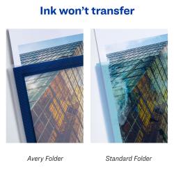 Avery Flexi View Two Pocket Folders 2 Navy Blue Folders 47846 Avery Com