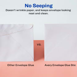 Avery Glue Stic™ Disappearing Purple Color for Envelopes Nontoxic 3 Sticks  (00134)