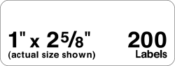 Avery Mini Sheets Address Labels Permanent Adhesive 1 X 2 5 8 200 Labels 2160