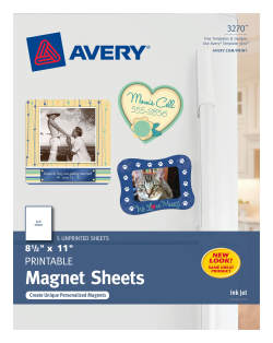 Avery Magnet Sheets 8 1 2 X 11 5 Labels 3270 Avery Com