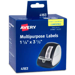 Avery® Direct Thermal Multipurpose Labels, 1-1/8