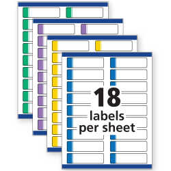 TrueBlock® Extra Large File Folder Labels, 15/16