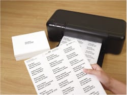 Avery Easy Peel Address Labels Sure Feed Technology Permanent Adhesive 1 X 2 5 8 300 Labels 18160