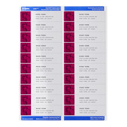 Avery Easy Peel Address Labels Sure Feed Technology Permanent Adhesive 1 X 4 2 000 Labels 5161