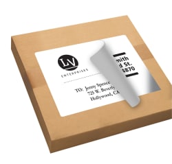 Avery Shipping Labels Trueblock Technology Permanent Adhesive 8 1 2 X 11 100 Labels 5165