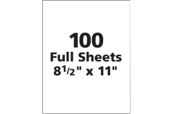 Avery Shipping Labels Trueblock Technology Permanent Adhesive 8 1 2 X 11 100 Labels 5165