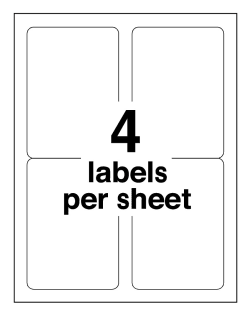Avery 4x5 Label Template Labels Ideas 2019