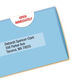 Avery Mailing Seals Permanent Adhesive 1 Diameter 600 Labels 5247