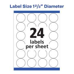 Avery High-Visibility Labels 1-2/3