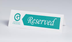 Avery Large Tent Cards Uncoated Embossed Two Sided Printing 3 1 2 X 11 50 Cards 5309