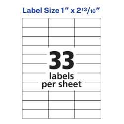 Avery Address Labels for Copiers 1
