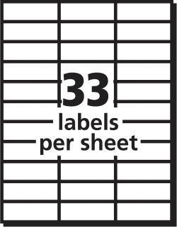 Avery Address Labels For Copiers Permanent Adhesive 1 X 2 13 16 3 300 Labels 5351