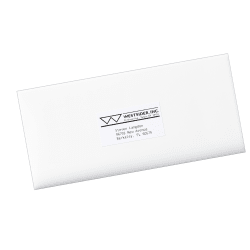 Avery Address Labels For Copiers Permanent Adhesive 1 1 2 X 2 13 16 2 100 Labels 5360