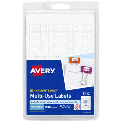Avery® Multi-Use Removable Labels, 5/16