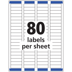 Details about   Avery Matte Clear Return Address Labels for Inkjet 1/2" x 1 3/4" 10 Sheets 