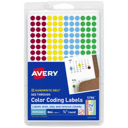 How to remove avery labels
