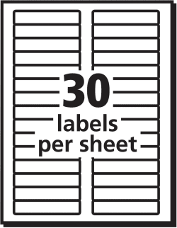 Avery Ecofriendly File Folder Labels Permanent Adhesive 2 3 X 3 7 16 1 500 Labels 45366
