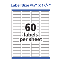 Avery Glossy White Easy Peel Address Labels | Avery.com