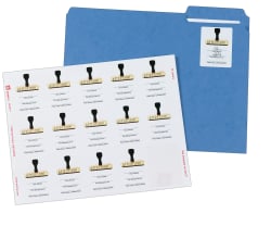 Avery Id Labels Permanent Adhesive 2 X 2 5 8 225 Labels 6572
