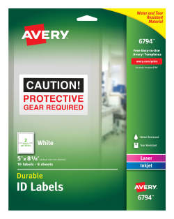 Avery Matte Frosted Clear Shipping Labels Sure Feed