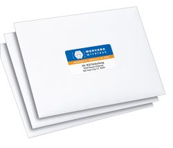 Avery Address Labels Sure Feed Technology Print To The Edge Permanent Adhesive 1 1 4 X 2 3 8 450 Labels 6871