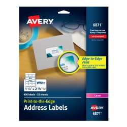 Avery Easy Peel Address Labels 1-1/3