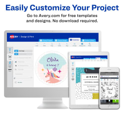 Avery® Shipping Labels, Sure Feed™, Color Laser Printers, Print to the  Edge, 3